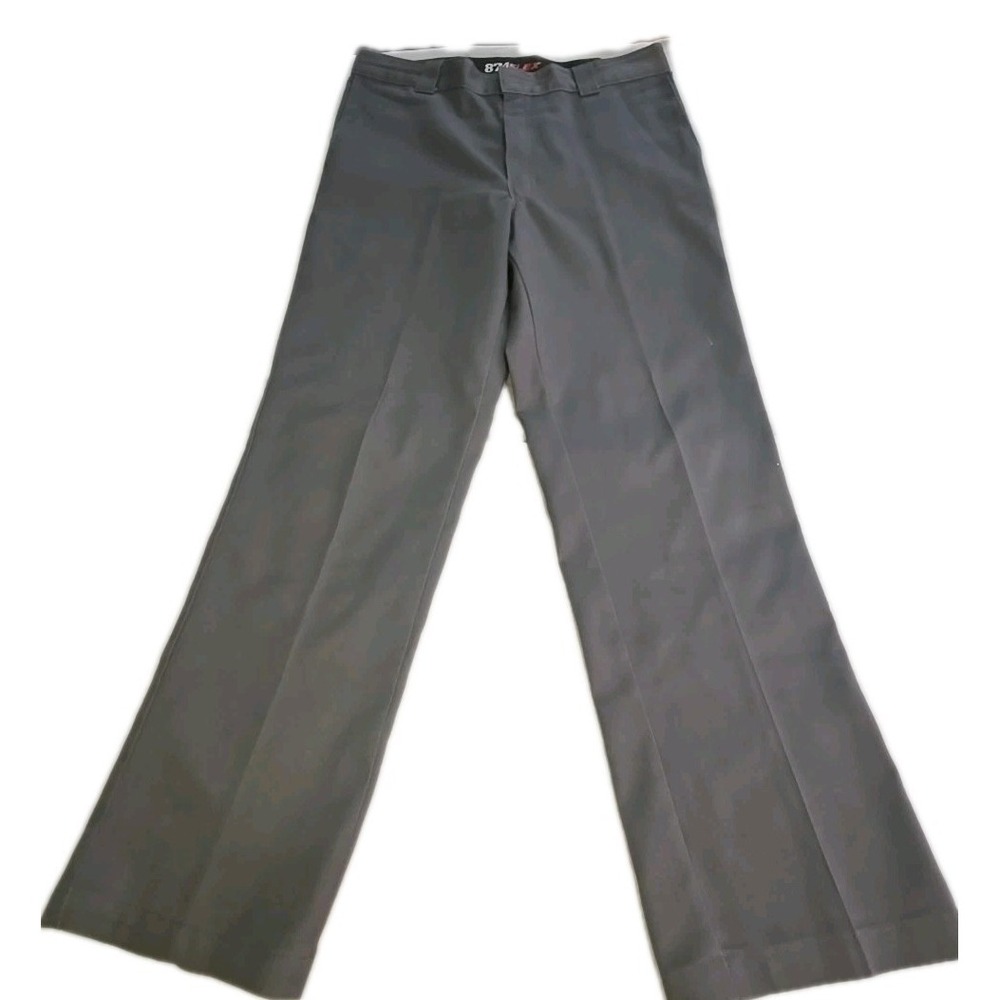 Dickies 874 FLEX Mens Work Pants 34x34 Charcoal Grey Original Fit